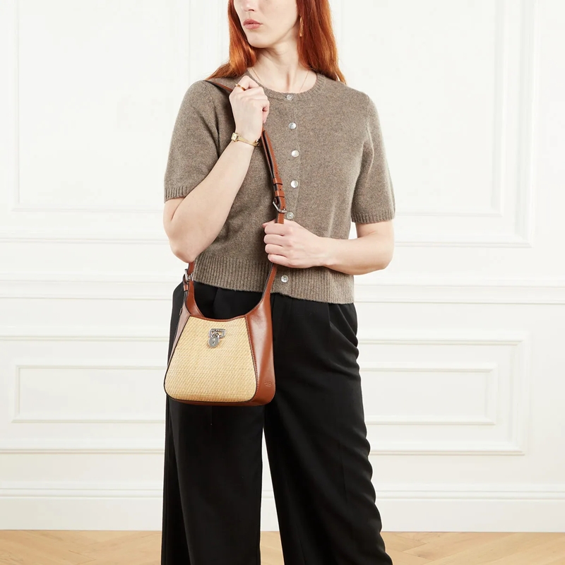 Lauren Ralph Lauren Schultertasche Tanner Sm Sh Shoulder Bag Small Natural/Lauren Tan(Image 3)