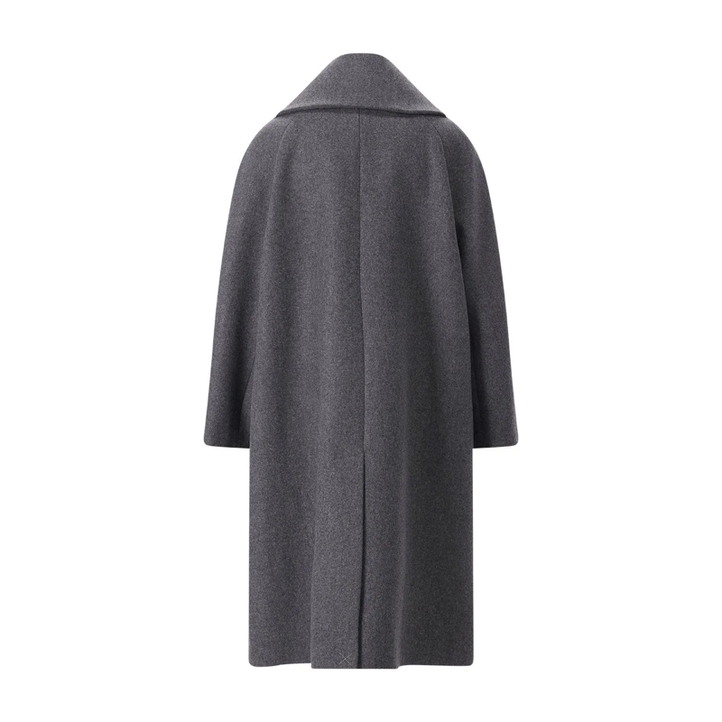 Jil Sander Mantel Mantel aus Schurwolle grau(Image 2)