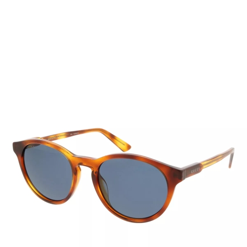Gucci GG1119S-002 52 Man Acetate Havana-Blue Sonnenbrille