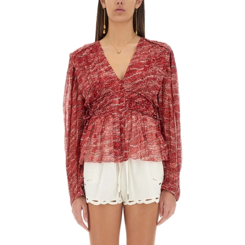 Etoile Isabel Marant Blusen "Axeline" Top Multicolor