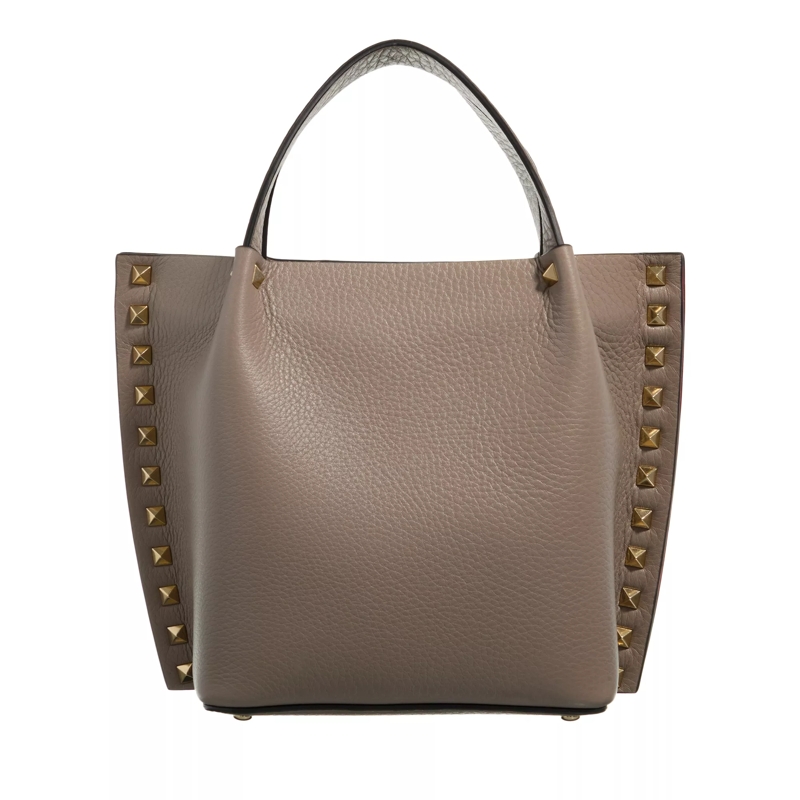 Valentino Garavani Tote Small Tote Rockstud  Brown