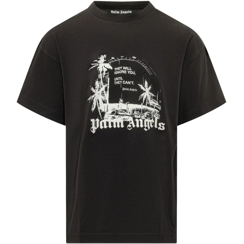 Palm Angels T-shirt T-shirt Statement con Stampa Grafica schwarz