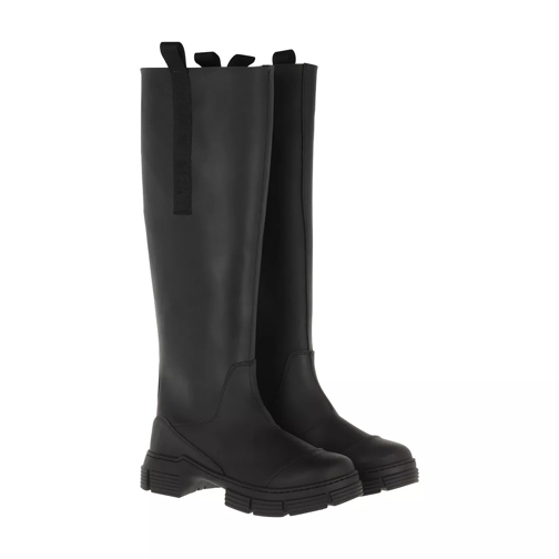 GANNI Country Boot Black Stiefel