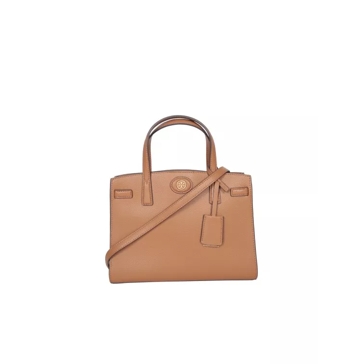 Tory Burch Robinson Pebbled Small Satchel Tiger'S Eye | Tote