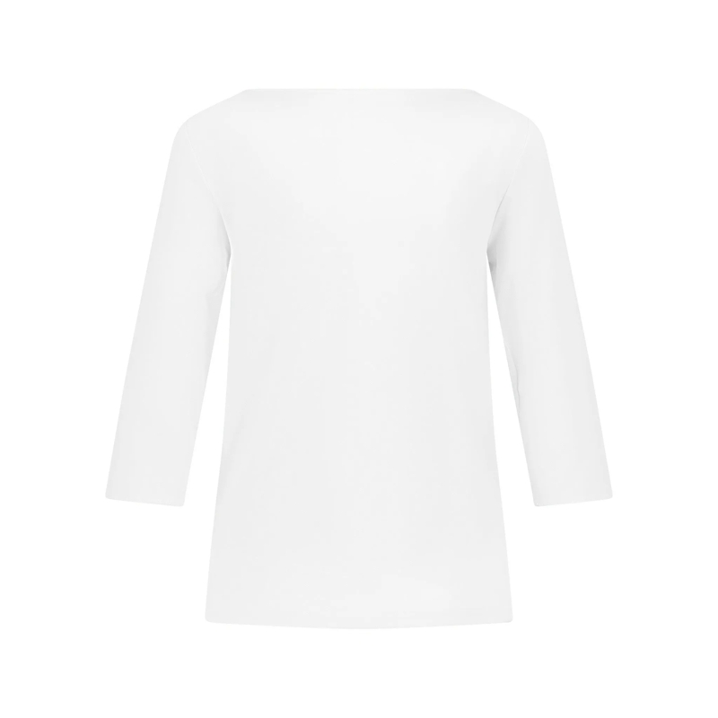 Kimmich Trikot T-shirt à manches 3/4 Shirt aus Viskose-Crêpe weiß(Image 16)