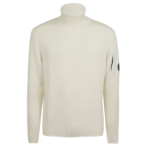 CP Company Pullover Turtle Neck Sweater White