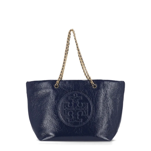 Tory Burch Tote Ella Crinkle Shopping Bag Blue