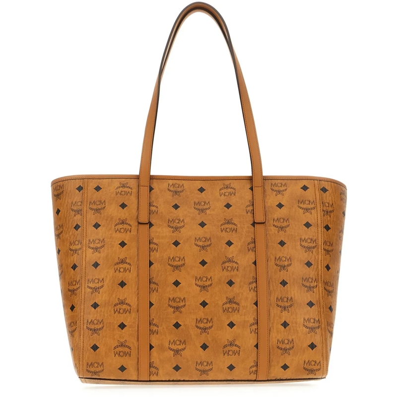 MCM Schultertasche Mcm Printed synthetic leather Toni Top-Zip shoppin mehrfarbig(Image 3)