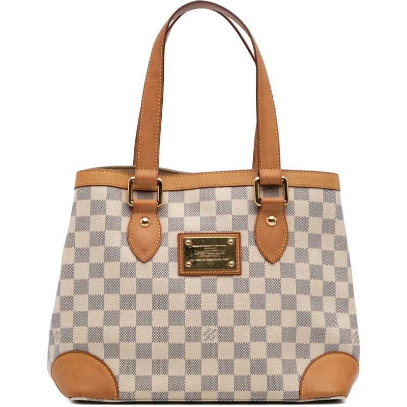 Louis Vuitton Shopper Damier Azur Hampstead PM weiß