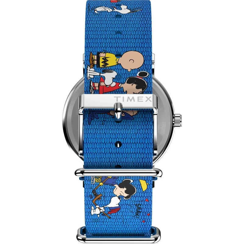 Timex Automatikuhr Quarz-Analoguhr Timex Weekender X Peanuts Gang's A blau(Image 3)