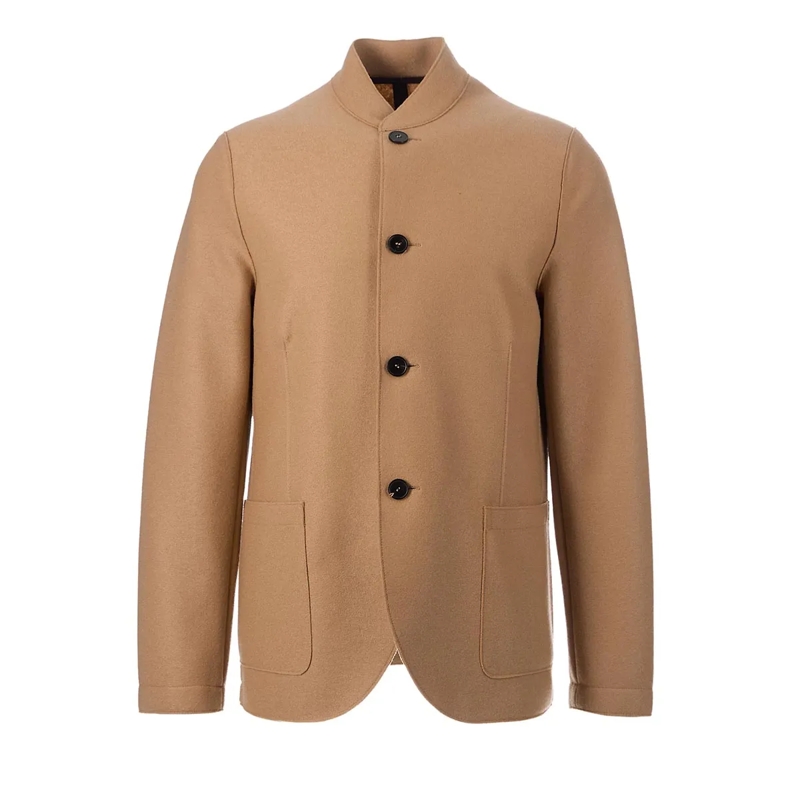 Harris Wharf Blazer Nehru Jacket beige