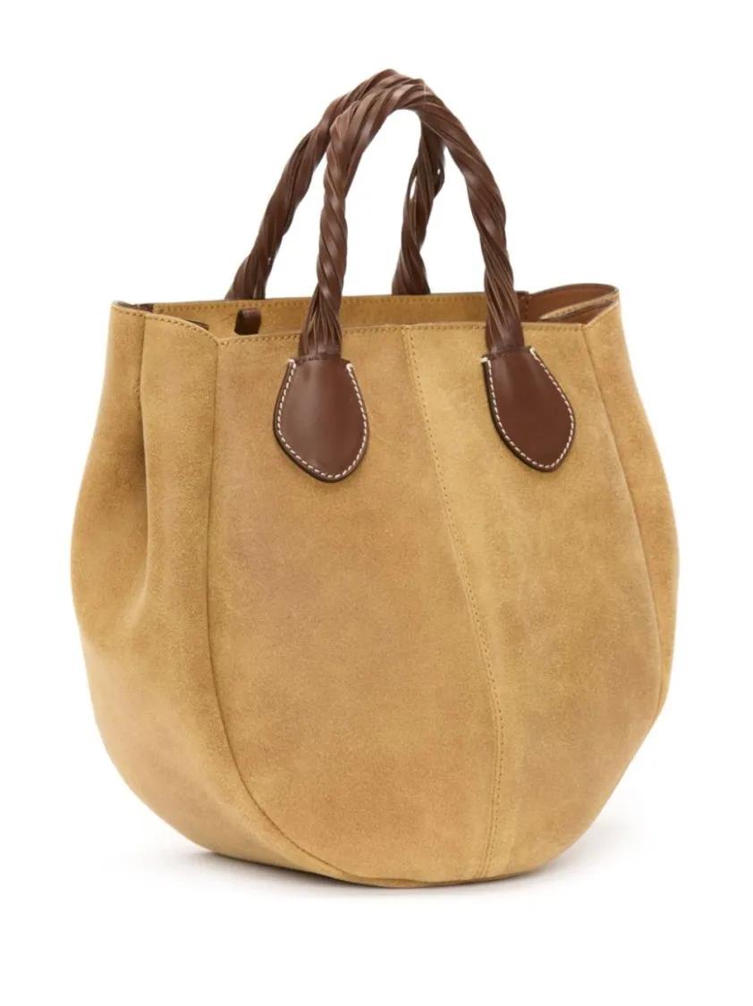 J.W.Anderson Shoppers & Totes Small Punch Tote Bag in bruin