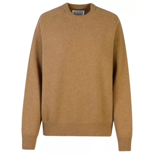 Maison Margiela  Beige Wool Sweater Brown