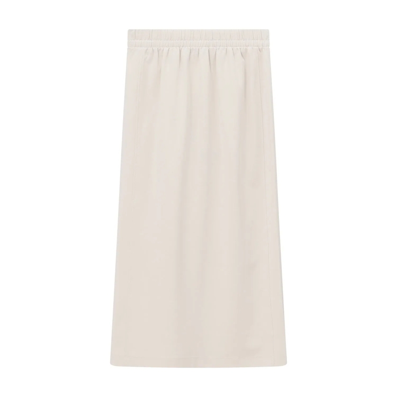 WEEKEND Max Mara Maxirock Midirock aus Baumwoll-Mix schwarz(Image 5)