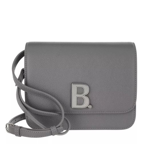 Balenciaga Small B. Crossbody Bag Leather Dark Grey Crossbody Bag