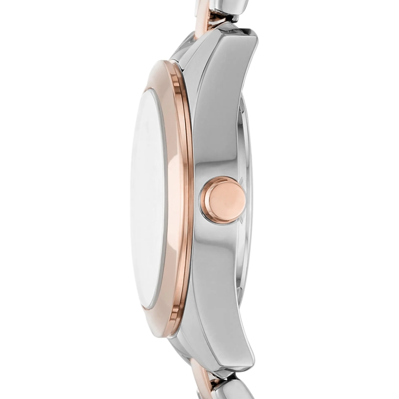 DKNY Quarzuhr Nolita Three-Hand Stainless Steel Watch Silver/Rosé(Image 5)