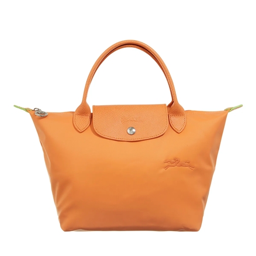 Longchamp Le Pliage Green Orange Tote