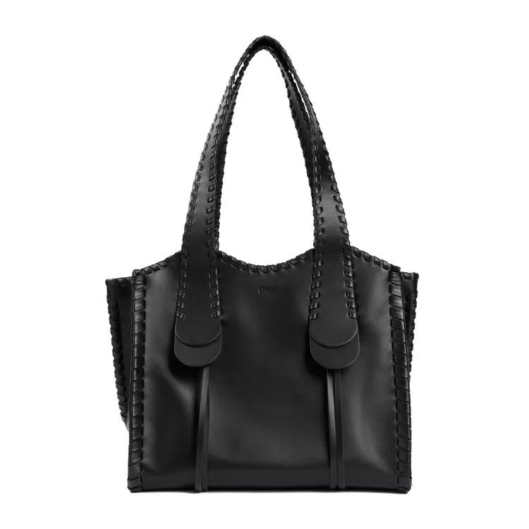 Chloé Totes - Black Calf Leather Mony Bag - Gr. unisize - in Schwarz - für Damen