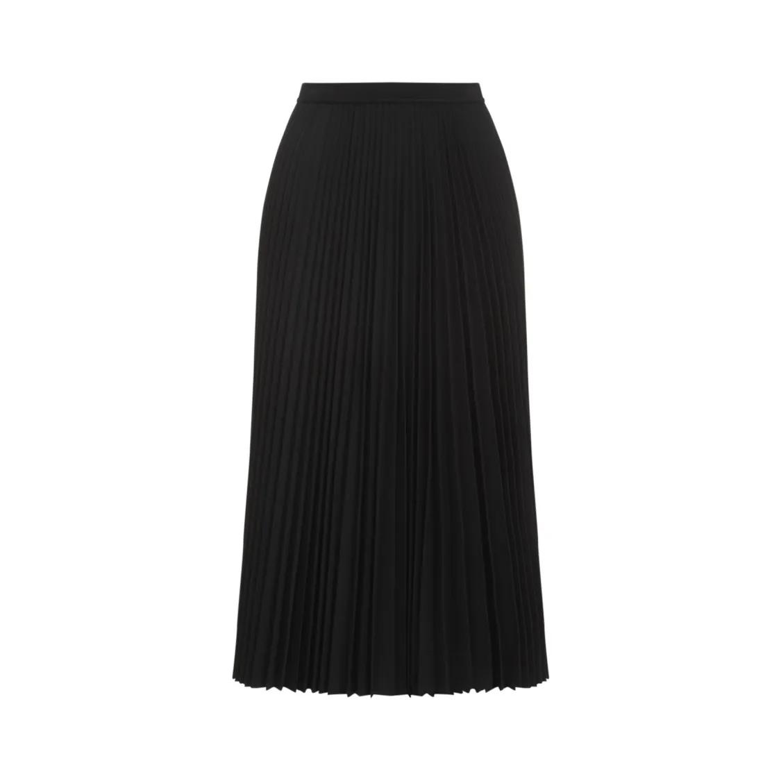 Theory - Recycled Polyester Midi Skirt - Größe S - schwarz