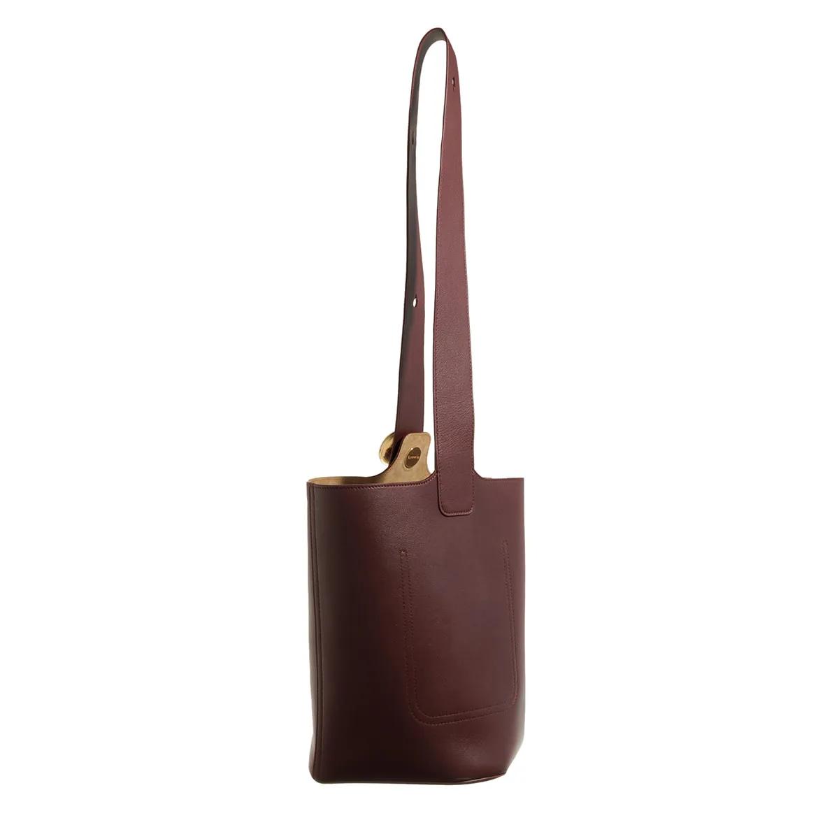 Loewe Bucket bags Medium Pebble Bucket Bag in rood