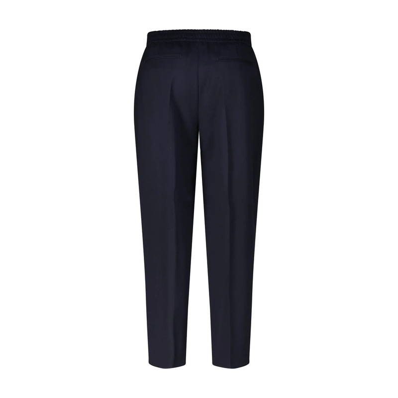 Pt Torino Stoffen broek Carrot-Fit Hose Daisy 0360 navy(Image 5)