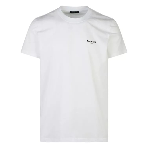 Balmain White Cotton T-Shirt White 