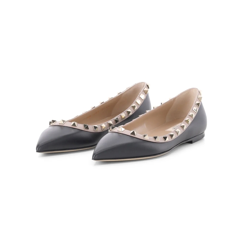 Valentino Garavani Ballerinas Ballerinas Rockstud Schwarz