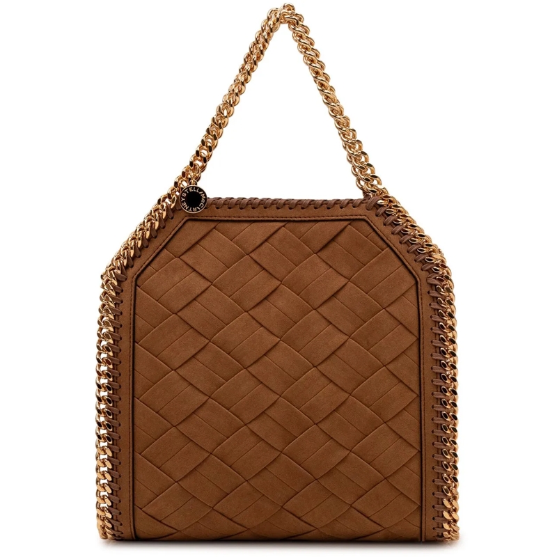 Stella McCartney Tote Borsa Falabella Mini con Tracolla a Catena beige