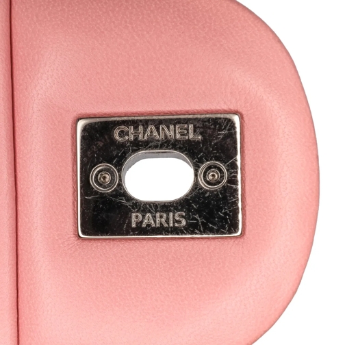 Chanel Sac à bandoulière 2015-2016 Medium Lambskin CC Crossing Flap rose (Image 12)