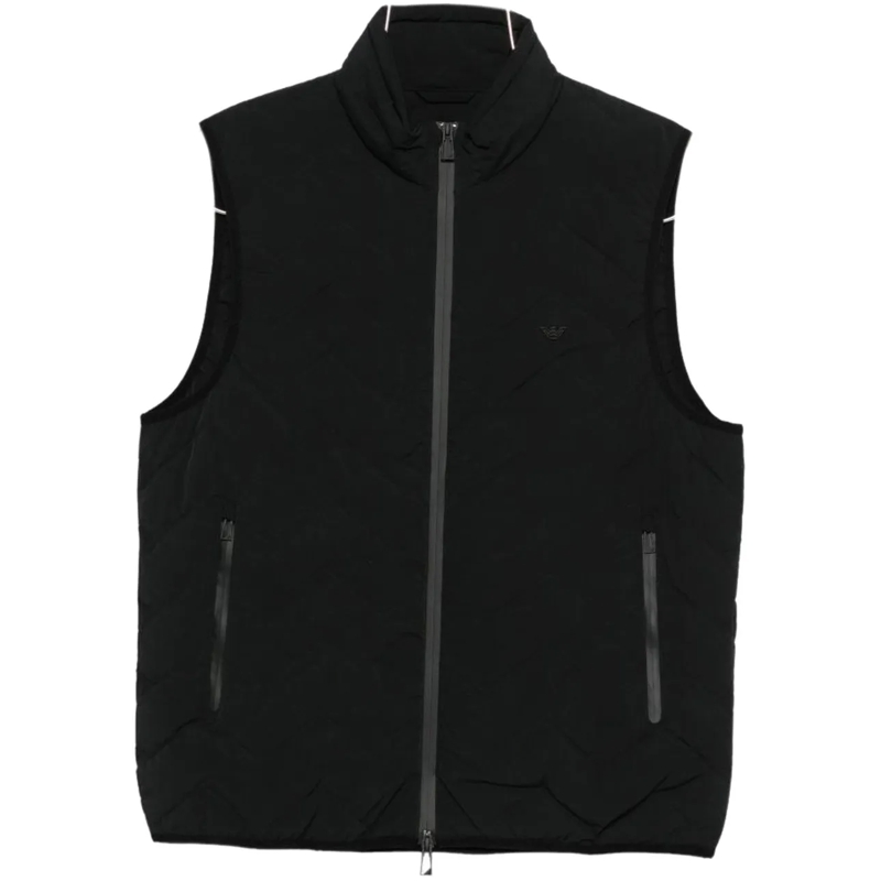 Emporio Armani Weste Jackets Black schwarz