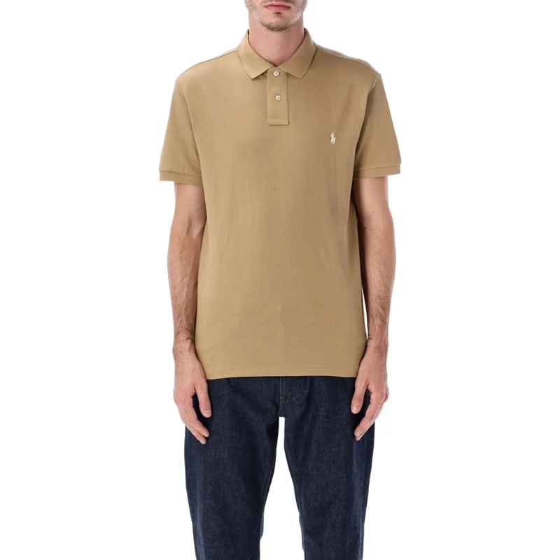 Polo Ralph Lauren Polohemd Slim-Fit Cotton Piqué Polo Shirt Brown