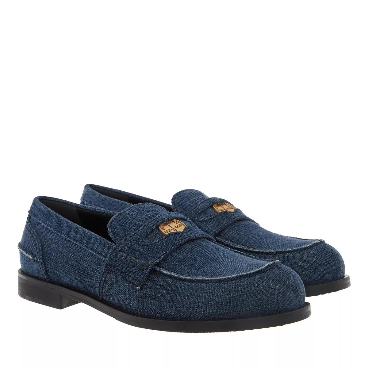 Miu Miu Loafers & Ballerinas - Denim Loafers - Gr. 36 (EU) - in Blau - für Damen