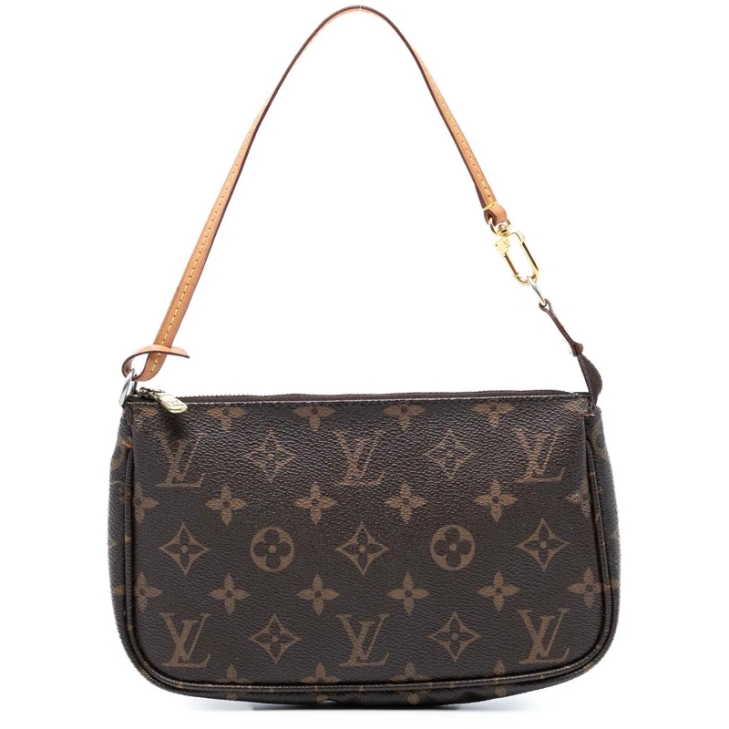 Louis Vuitton Schultertasche Monogram Pochette Accessoires braun