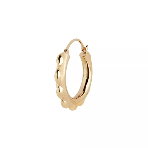 Maria Black Sunflower Hoop Single Earring Gold Ring