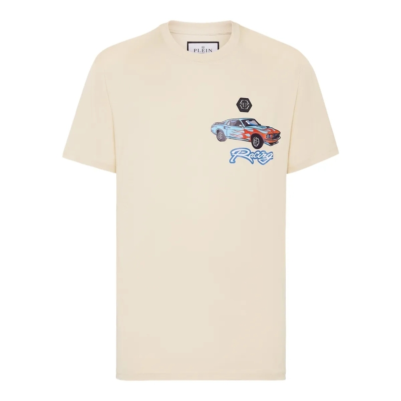 Philipp Plein T-Shirt T-Shirt Racing beige(Image 11)