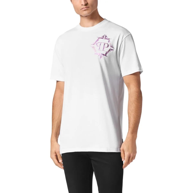 Philipp Plein T-Shirt T-Shirt Chrome weiss(Image 4)