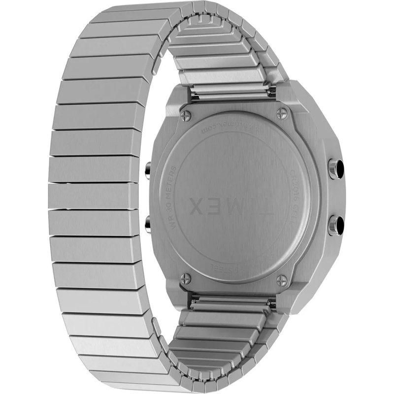 Timex Automatikuhr Digitaluhr Timex 80 Steel silber (Image 5)