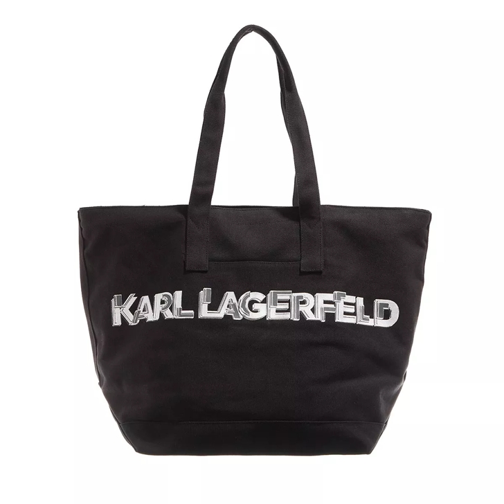 Karl lagerfeld best sale canvas tote bag