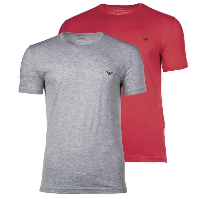 Emporio Armani Hemd ENDURANCE 2er Pack grau