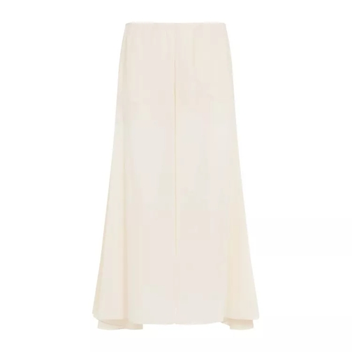 Chloé  White Silk Pants Neutrals