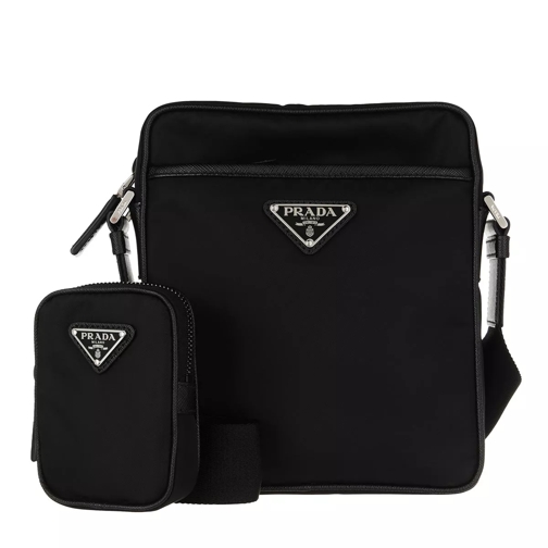 Prada Messange Shoulder Bag Black Crossbody Bag