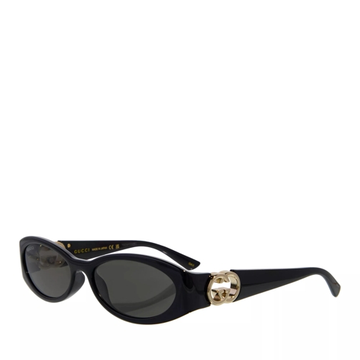 Gucci GG1660S-001 Black-Black-Grey Sunglasses