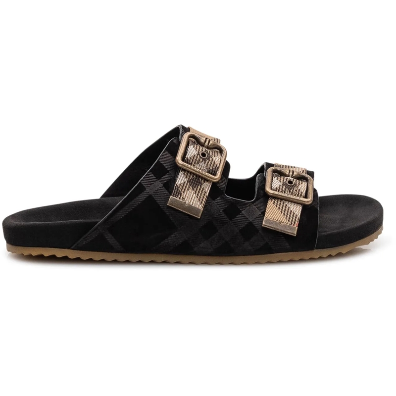 Burberry Hausschuhe Sandali Urchin schwarz