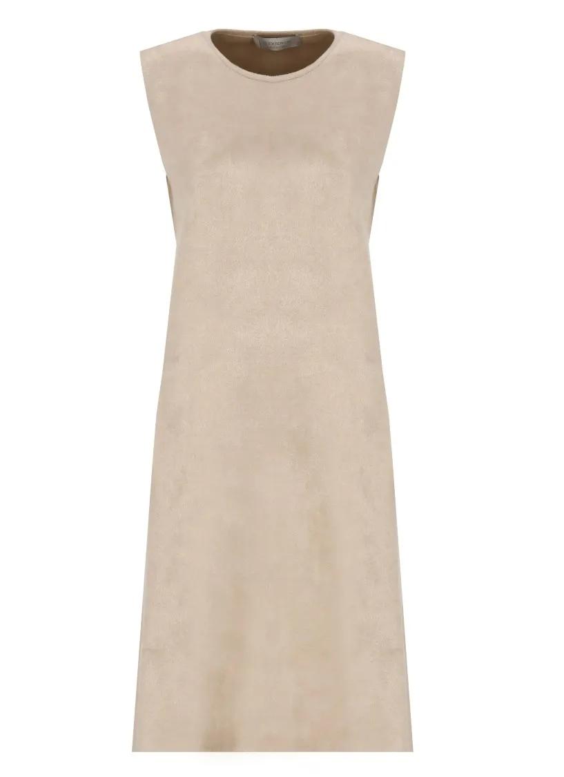 D. Exterior - Wool Blend Dress - Größe M - beige