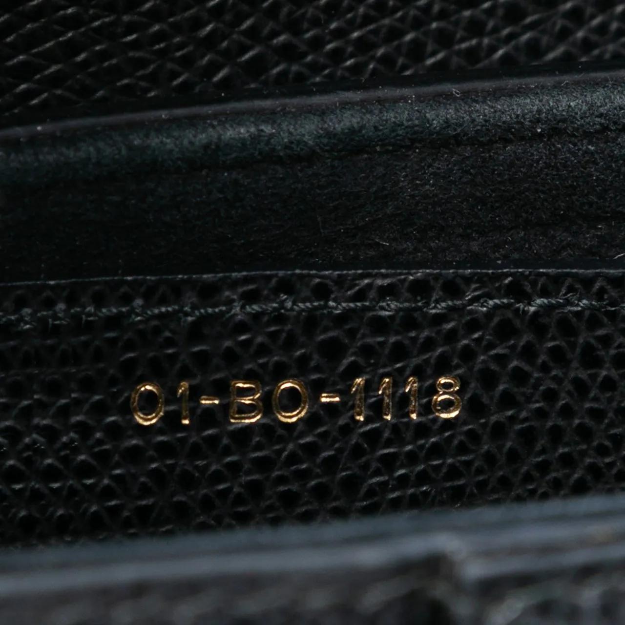 Thumbnail - Christian Dior Hobo Bags - Grained Calfskin Saddle Bag - Gr. unisize - in Schwarz - für Damen