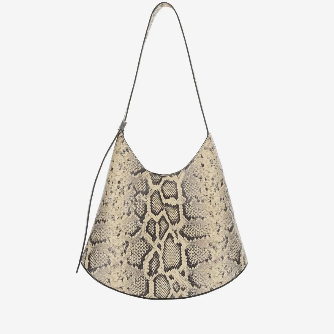 Jil Sander Hobo bags Eldorado Medium Leather Shoulder Bag in beige