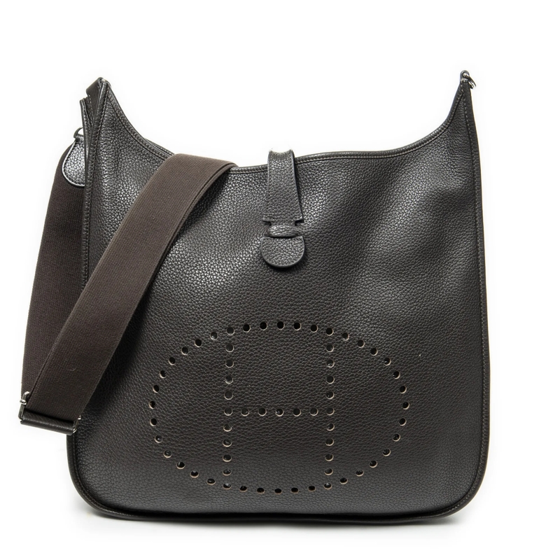 Hermès Crossbody Bag Evelyne III TGM safari