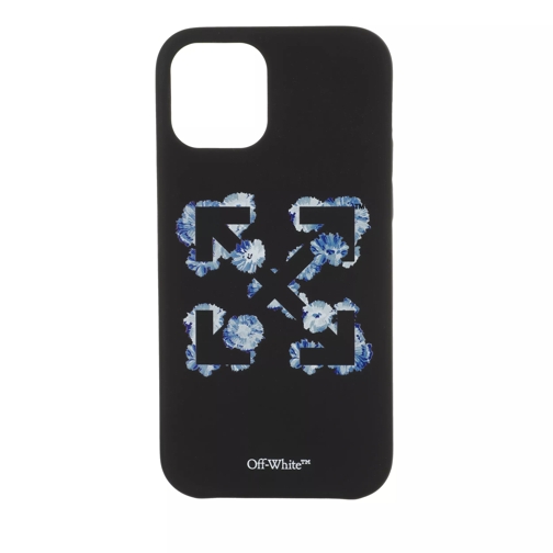 Off-White Floral Arrows Iphone 12 Black/Blue Phone Sleeve