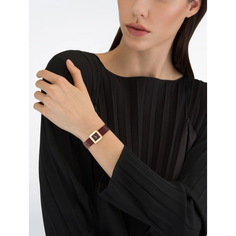 Salvatore Ferragamo Quarzuhr Quarz Analog Uhr Jt- Ferragamo Portrait burgundy(Image 2)