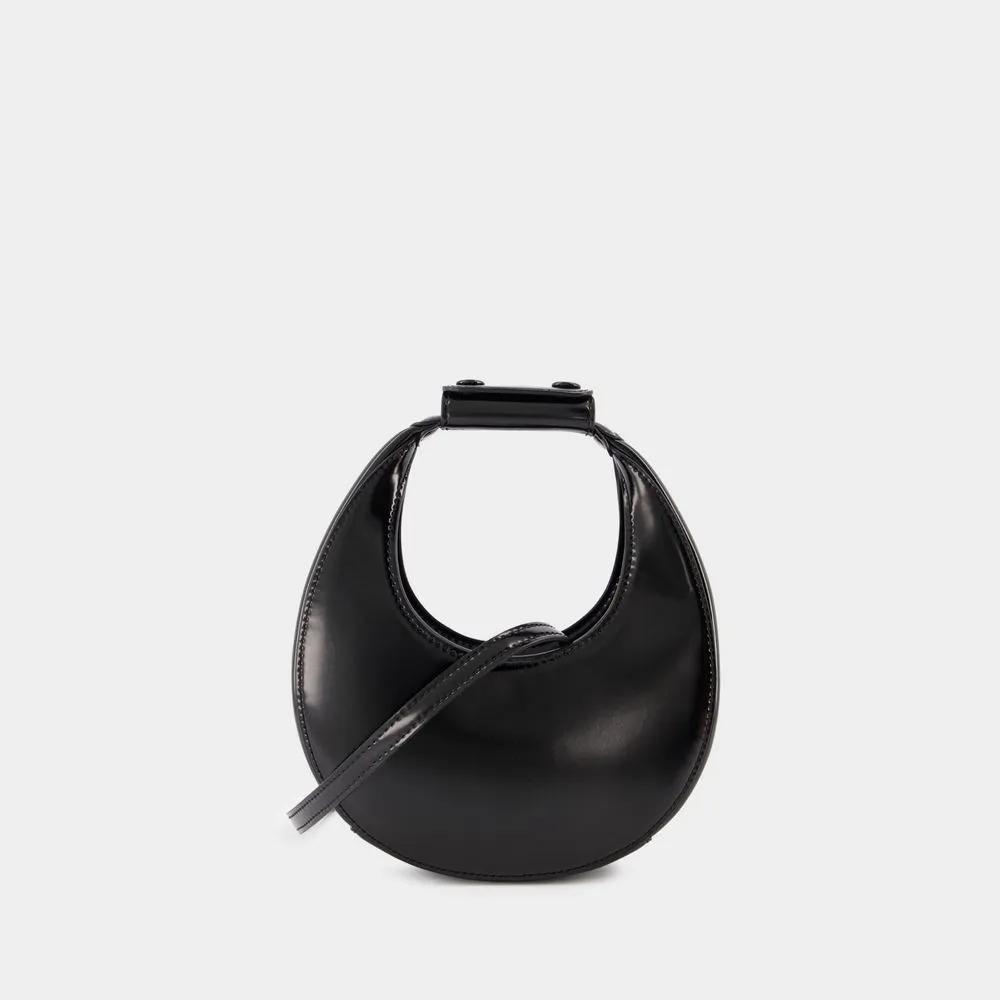 Staud Hobo bags Good Night Moon Purse Leather Black in zwart
